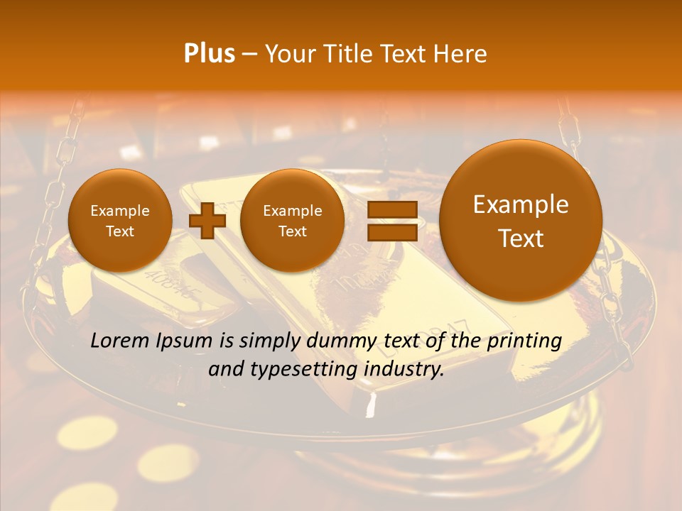 Cast Economic Wood PowerPoint Template