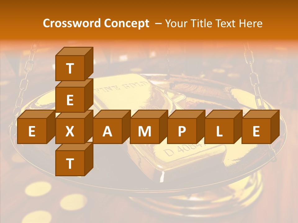 Cast Economic Wood PowerPoint Template