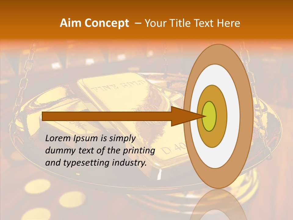 Cast Economic Wood PowerPoint Template