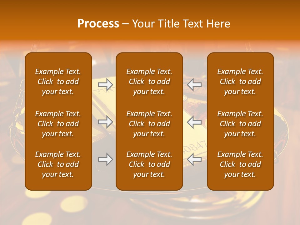Cast Economic Wood PowerPoint Template