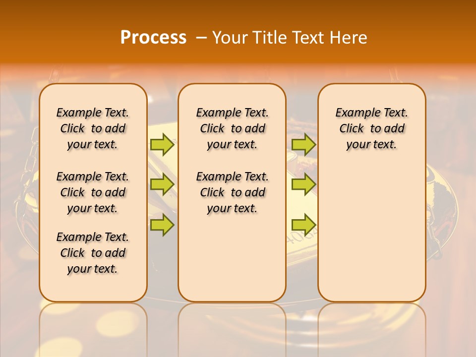Cast Economic Wood PowerPoint Template