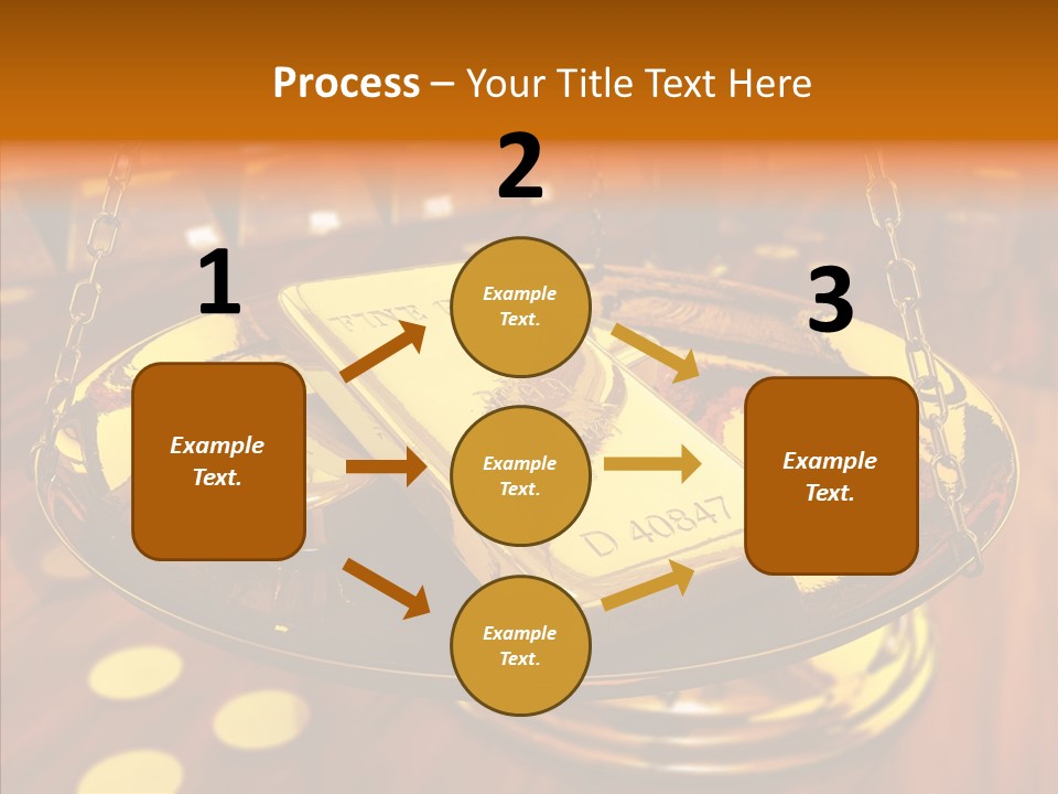 Cast Economic Wood PowerPoint Template