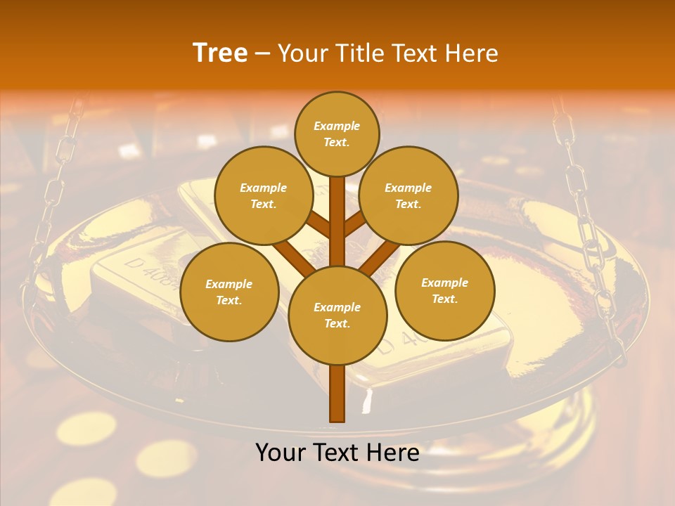 Cast Economic Wood PowerPoint Template