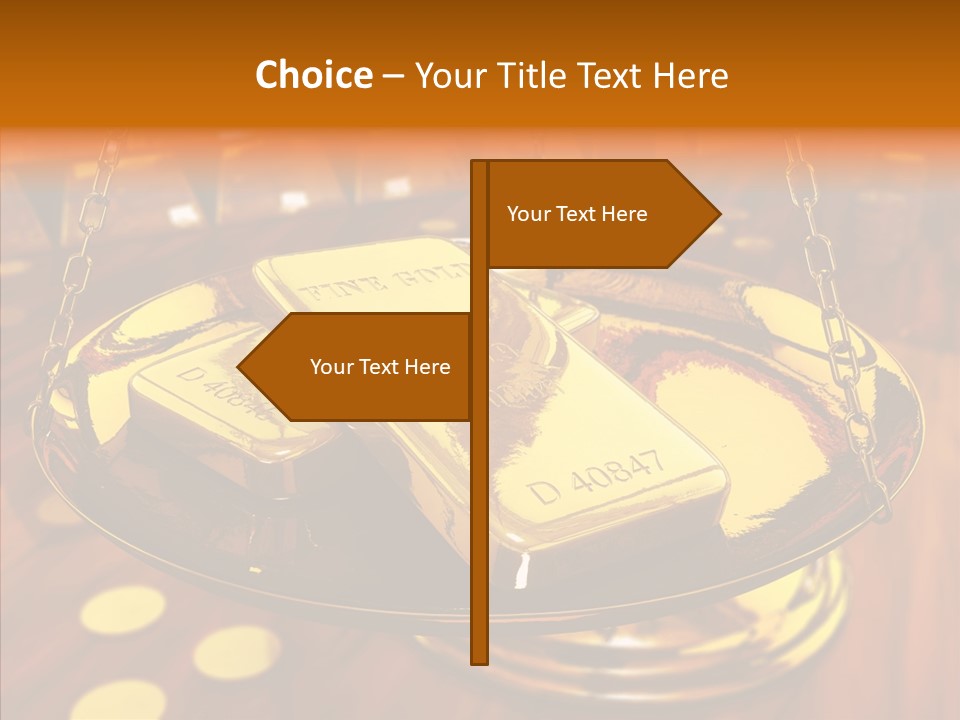 Cast Economic Wood PowerPoint Template