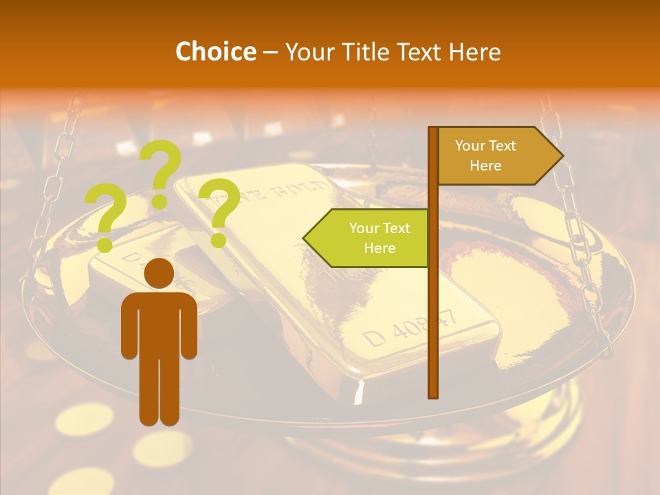 Cast Economic Wood PowerPoint Template