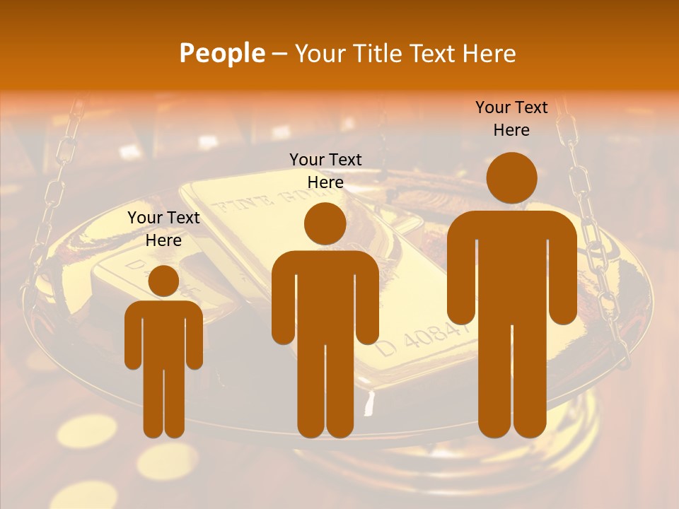 Cast Economic Wood PowerPoint Template