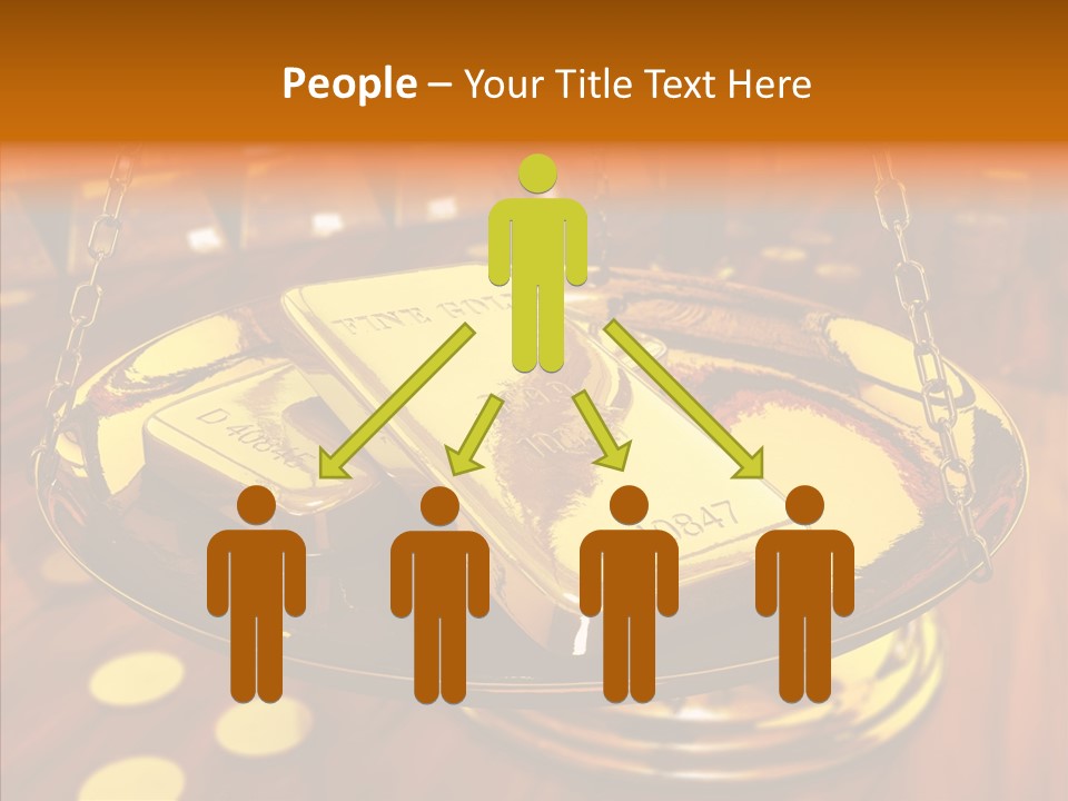 Cast Economic Wood PowerPoint Template