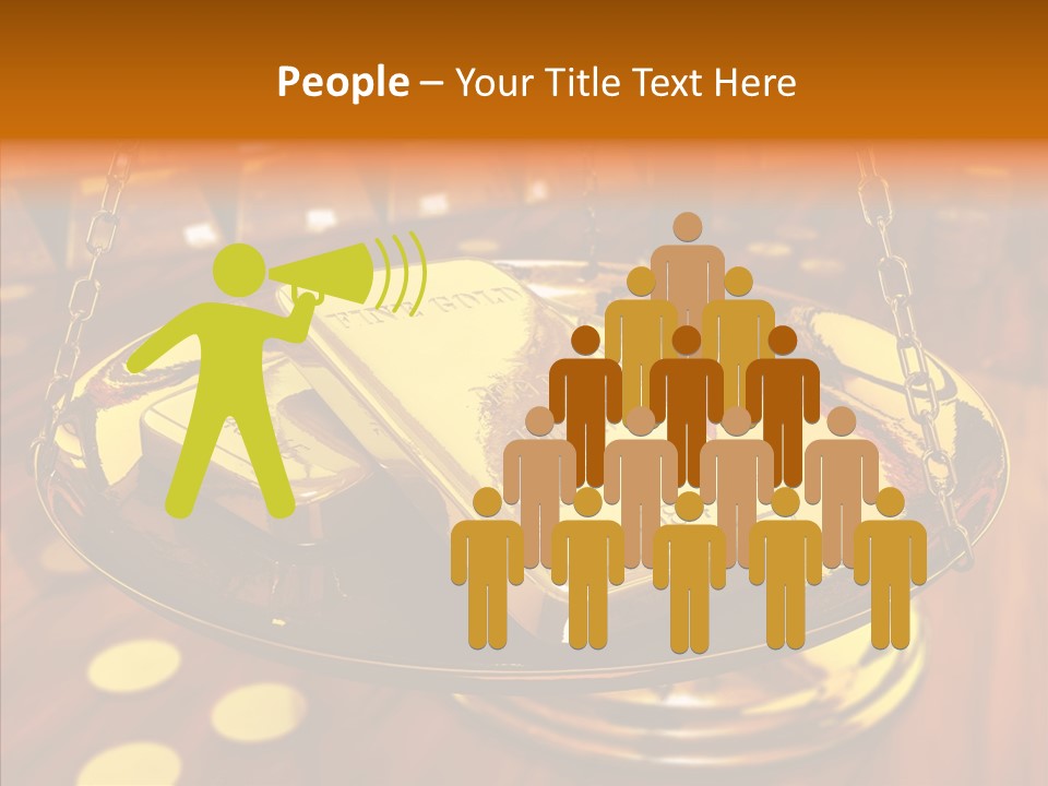 Cast Economic Wood PowerPoint Template