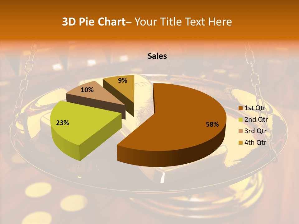 Cast Economic Wood PowerPoint Template