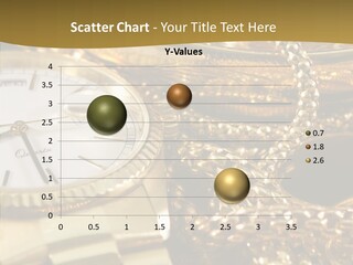 Oro Sterline Collana PowerPoint Template
