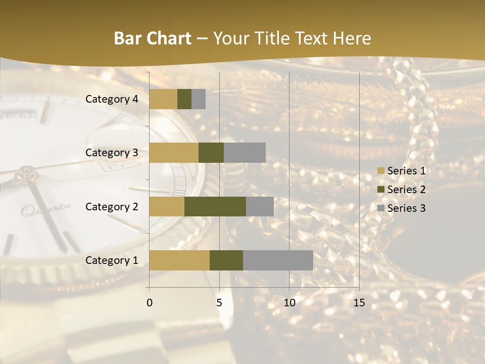 Oro Sterline Collana PowerPoint Template