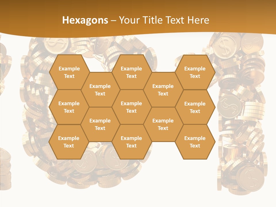 Isolated Holiday Gold PowerPoint Template