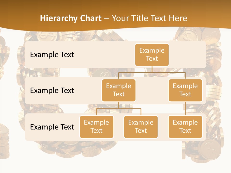 Isolated Holiday Gold PowerPoint Template