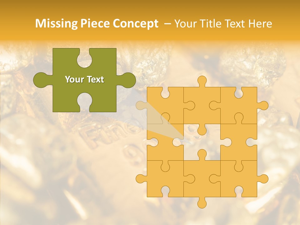 Background Ingots Investment PowerPoint Template