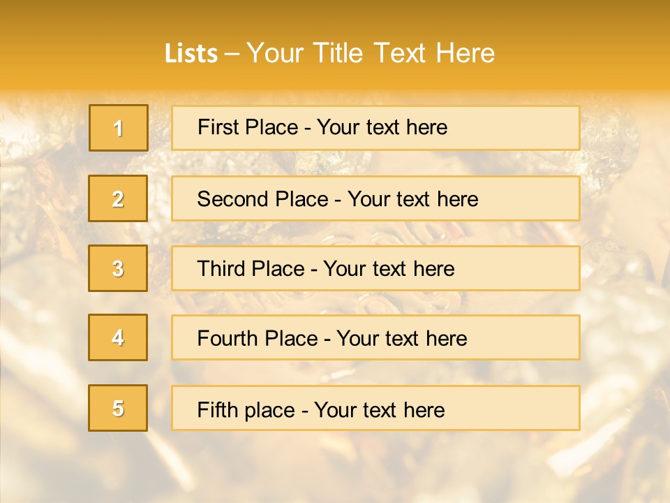 Background Ingots Investment PowerPoint Template
