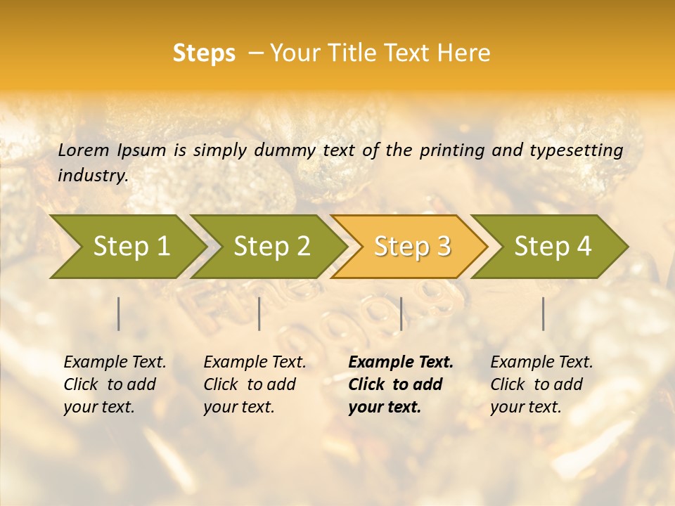 Background Ingots Investment PowerPoint Template
