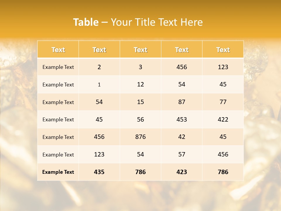 Background Ingots Investment PowerPoint Template