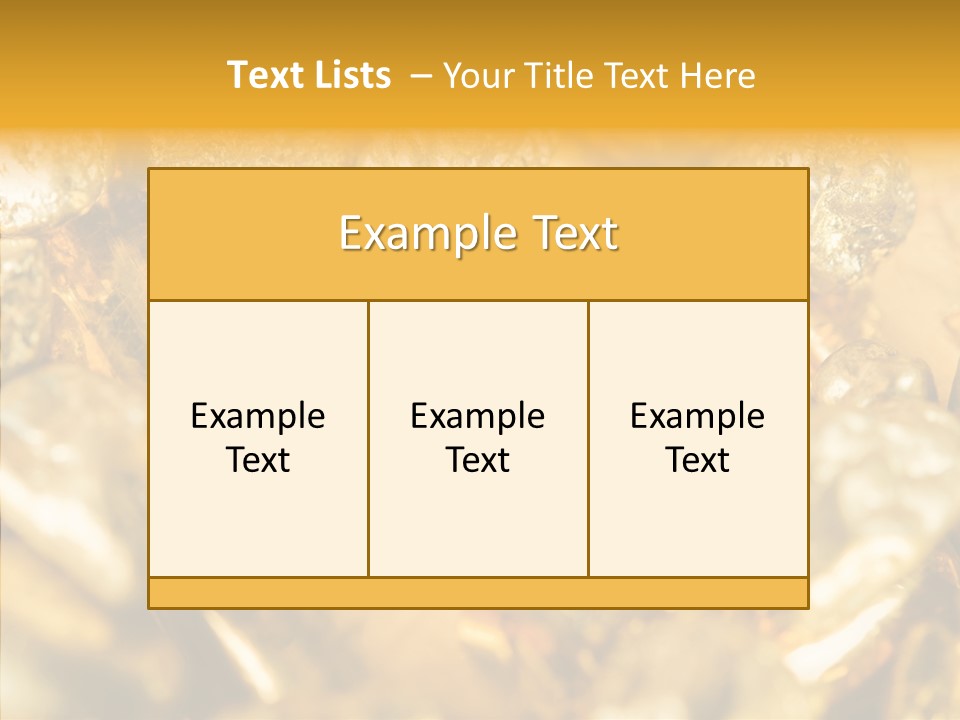 Background Ingots Investment PowerPoint Template