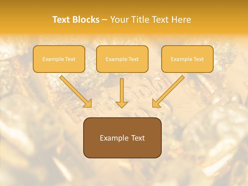Background Ingots Investment PowerPoint Template