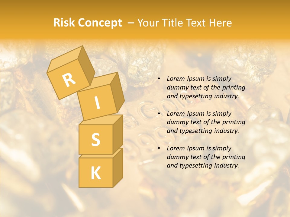 Background Ingots Investment PowerPoint Template