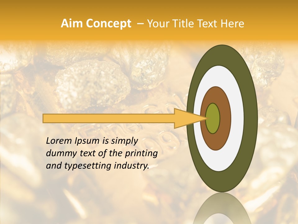 Background Ingots Investment PowerPoint Template