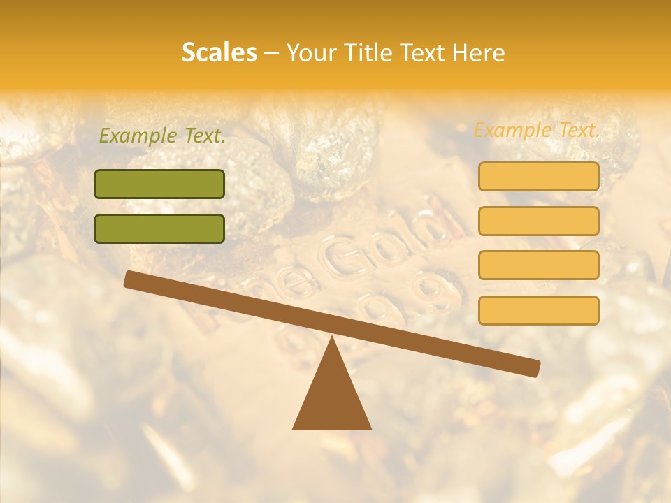 Background Ingots Investment PowerPoint Template