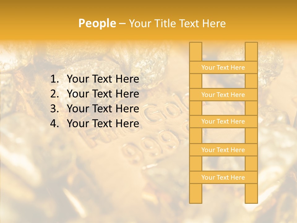 Background Ingots Investment PowerPoint Template