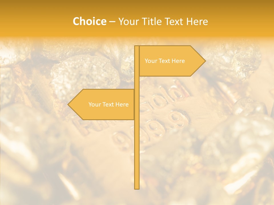 Background Ingots Investment PowerPoint Template