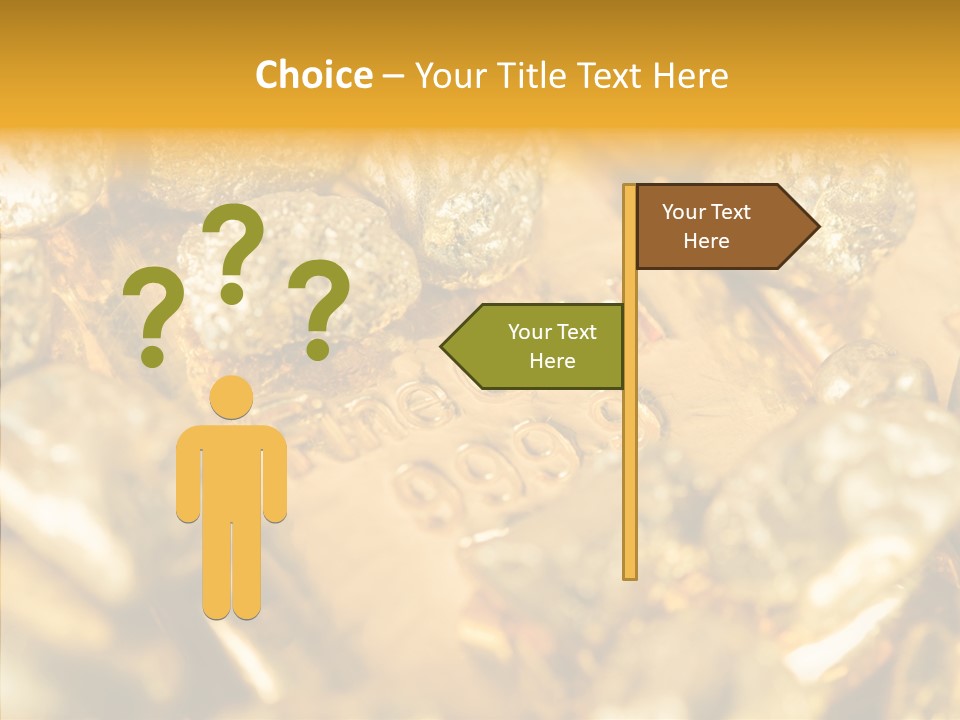 Background Ingots Investment PowerPoint Template