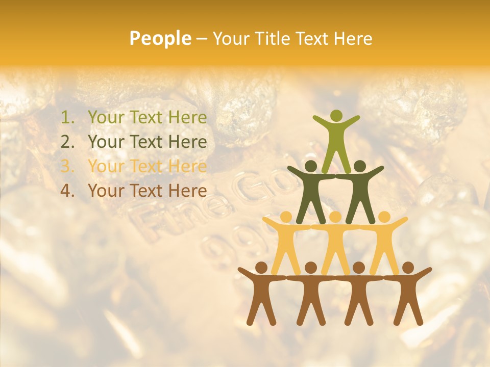 Background Ingots Investment PowerPoint Template