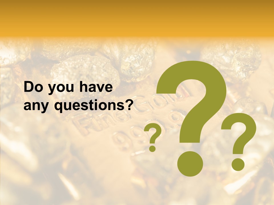 Background Ingots Investment PowerPoint Template