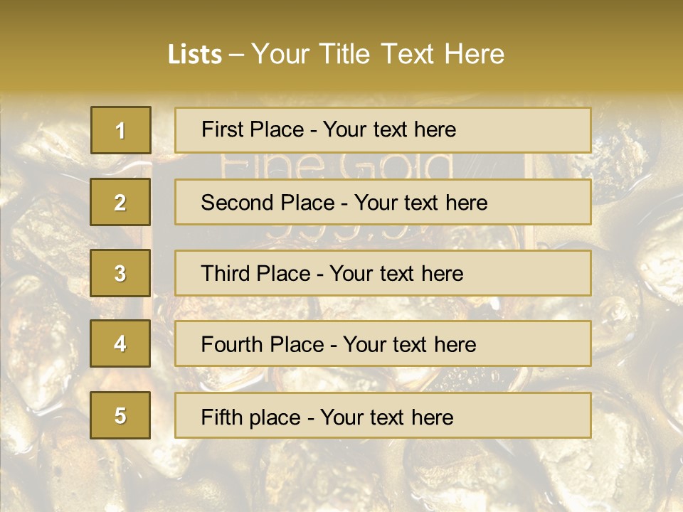 Yellow Expensive Riches PowerPoint Template