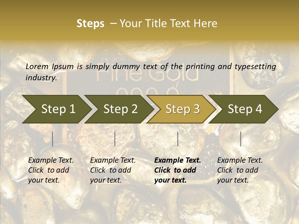 Yellow Expensive Riches PowerPoint Template