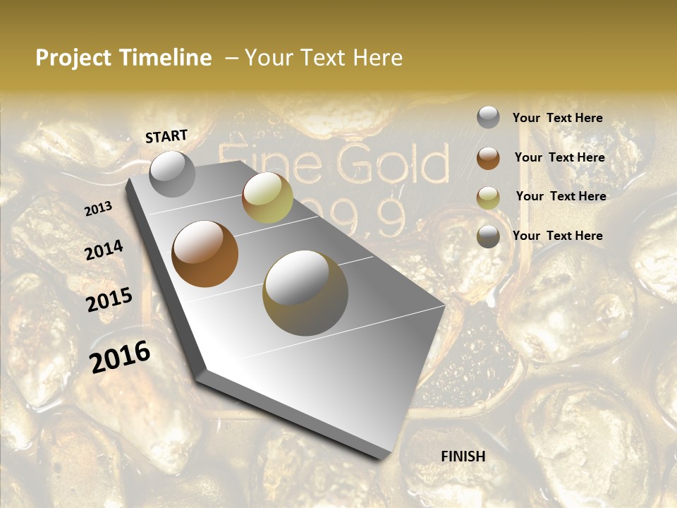 Yellow Expensive Riches PowerPoint Template