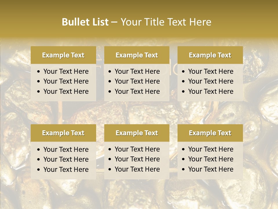 Yellow Expensive Riches PowerPoint Template