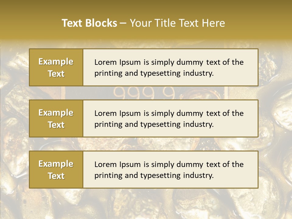 Yellow Expensive Riches PowerPoint Template