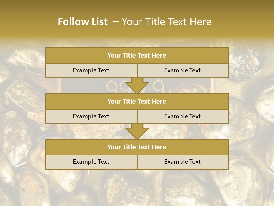 Yellow Expensive Riches PowerPoint Template