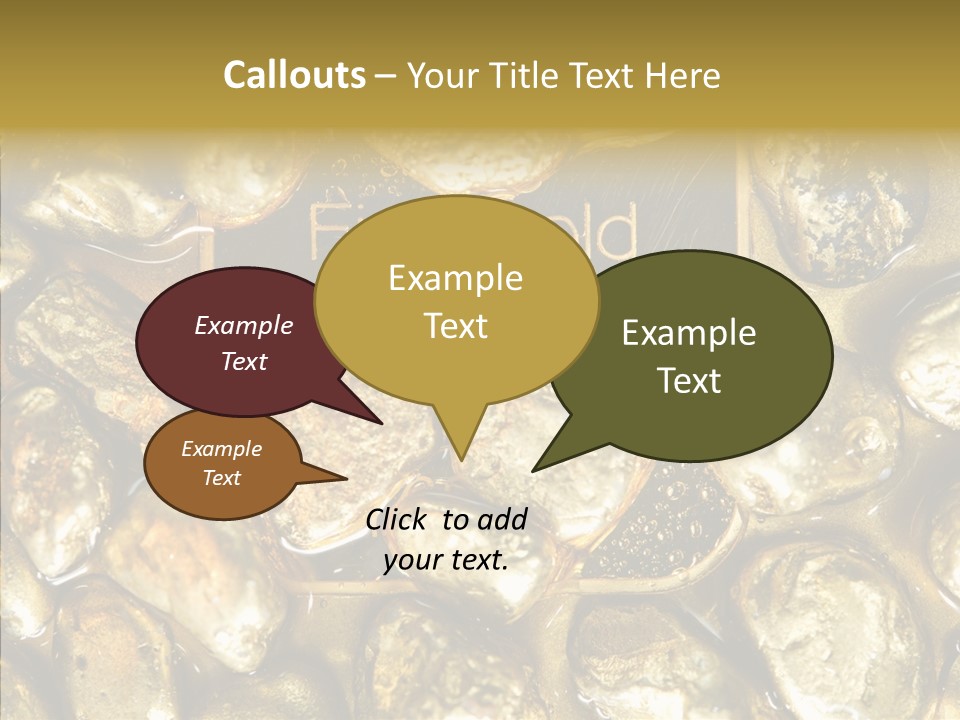 Yellow Expensive Riches PowerPoint Template