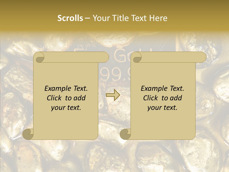Yellow Expensive Riches PowerPoint Template