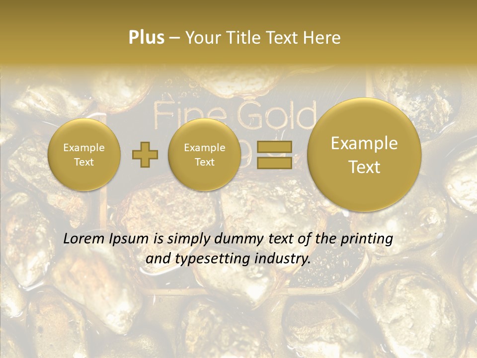 Yellow Expensive Riches PowerPoint Template