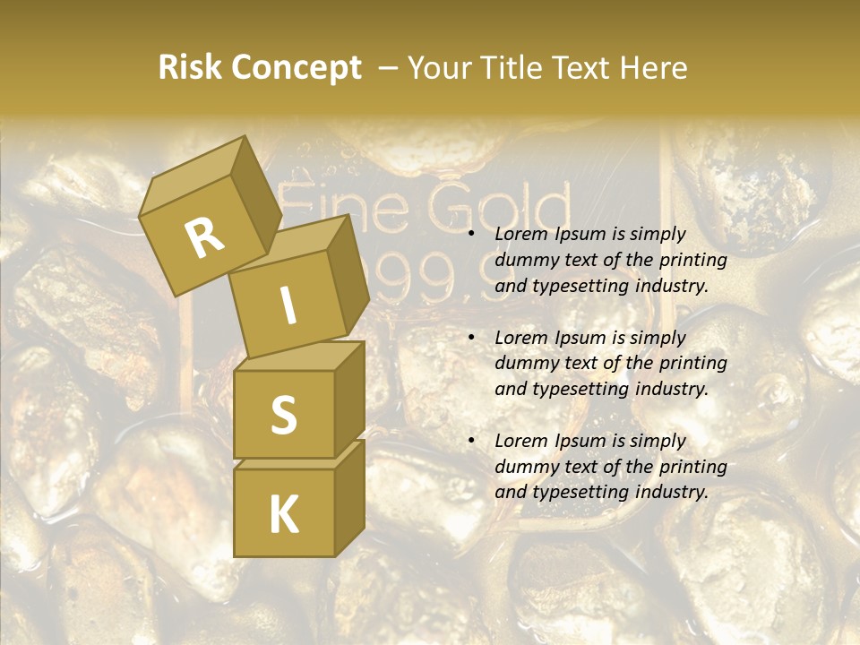 Yellow Expensive Riches PowerPoint Template