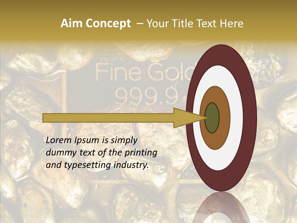 Yellow Expensive Riches PowerPoint Template