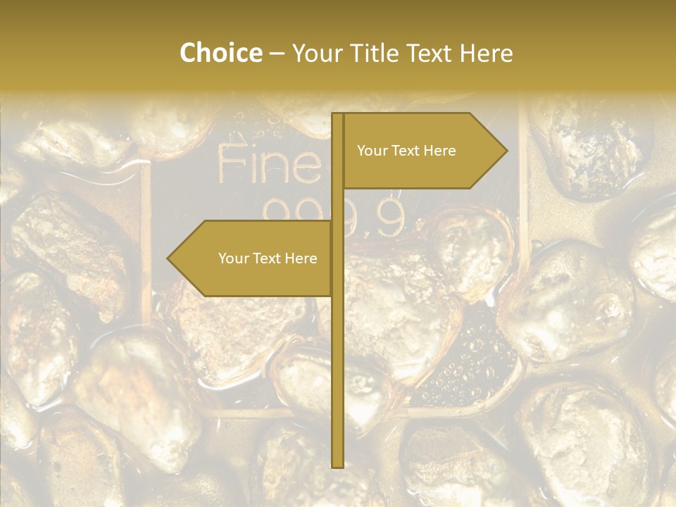 Yellow Expensive Riches PowerPoint Template