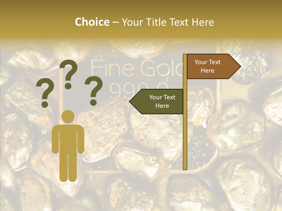 Yellow Expensive Riches PowerPoint Template