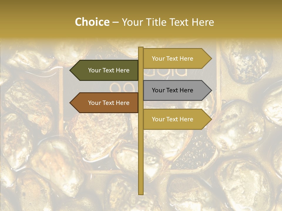 Yellow Expensive Riches PowerPoint Template