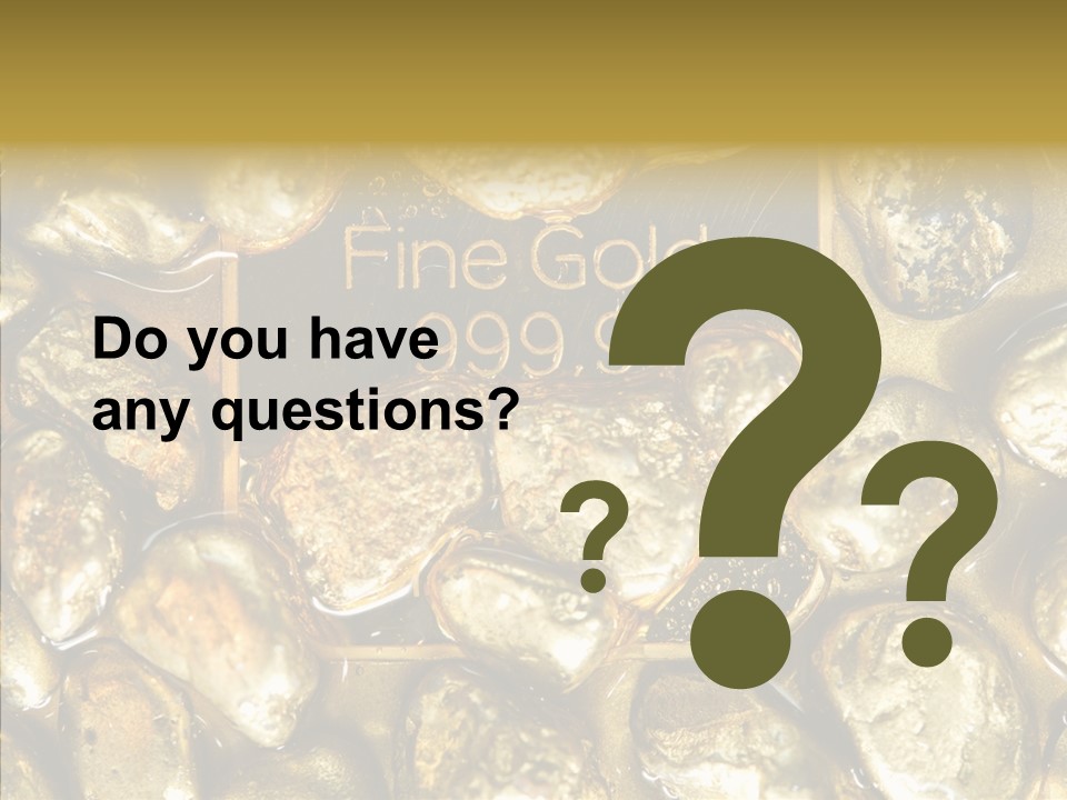 Yellow Expensive Riches PowerPoint Template