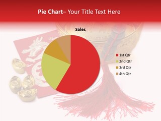 Auspicious Blessing Word Riches PowerPoint Template