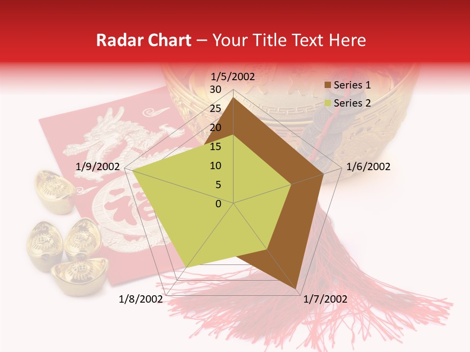 Auspicious Blessing Word Riches PowerPoint Template