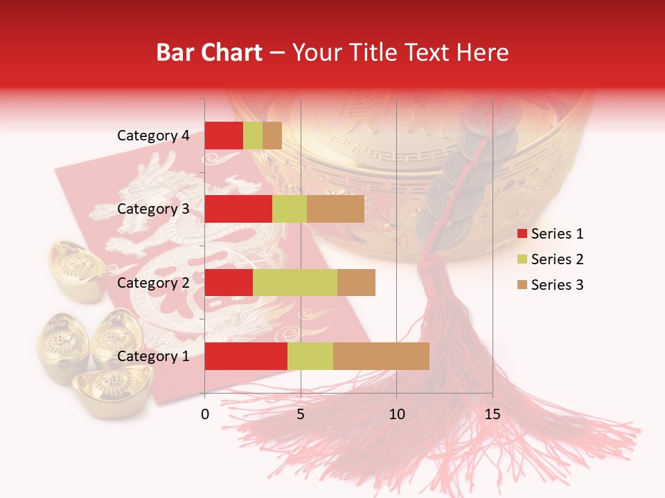Auspicious Blessing Word Riches PowerPoint Template