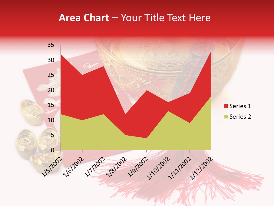 Auspicious Blessing Word Riches PowerPoint Template